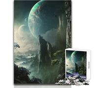Puzzle per adolescenti da 1000 pezzi, esopianeta Aurora Prime, bellissimo gioco di design, decorazione perfetta, regalo per compleanni, dimensioni 38x52cm