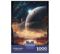 Puzzle Per Adolescenti Da 1000 Pezzi Exoplanet Hyperion Terra Puzzle Per Adulti Gioco Per Famiglie Antistress Interazione Genitore-figlio 38x26cm/1000pcs