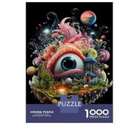 Puzzle Per Adolescenti Da 1000 Pezzi Fantasy Artwork Surreal Eye Landscape Puzzle Per Adulti Giocattolo Decorazione Da Parete Regali Per Donne Divertimento A Casa Attività, 38x26cm/1000pcs
