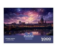 Puzzle Per Adolescenti Da 1000 Pezzi Fantasy Cityscape at Twilight Puzzle Per Adulti Giochi Rilassanti Decorazione Perfetta Gioco Stimolante Regali 70x50cm/1000pcs