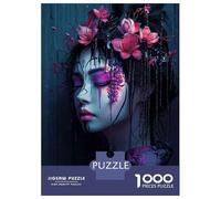 Puzzle Per Adolescenti Da 1000 Pezzi Fantasy Geisha Art Print Puzzle Per Adolescenti Giochi Rilassanti Corsa Di Velocità Manuale Per È Ideale Come Regalo 70x50cm/1000pcs