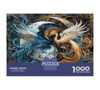 Puzzle Per Adolescenti Da 1000 Pezzi Fantasy Phoenix Art Print Puzzle Per Adolescenti Giocattolo Decorazione Da Parete Corsa Di Velocità Gioco Impegnativo Regali 70x50cm/1000pcs