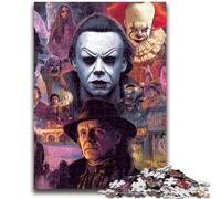 Puzzle per adolescenti da 1000 pezzi, film horror, impegnativi da completare ma divertenti e divertenti, gioco educativo per il compleanno, 26x38cm