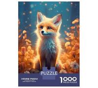 Puzzle Per Adolescenti Da 1000 Pezzi Fox Adorable Puzzle Per Adulti Gioco Rompicapo Migliora La Memoria Regali Per Amici E Familiari 38x26cm/1000pcs