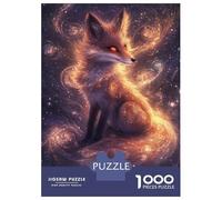 Puzzle Per Adolescenti Da 1000 Pezzi Fox of The Cosmos -4 Puzzle Per Adulti Giochi Divertenti Un'opera D'arte Interazione Genitore-figlio 52x38cm/1000pcs