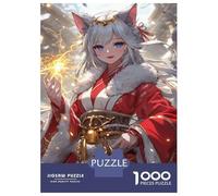 Puzzle Per Adolescenti Da 1000 Pezzi Fox Spirit Mage Puzzle Giochi Divertenti Regalo Di Compleanno Offerta Come Regali Per Tutta La Famiglia 38x26cm/1000pcs