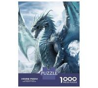 Puzzle Per Adolescenti Da 1000 Pezzi Frozen Dragon in Ice World Puzzle Per Adolescenti Giochi Rilassanti Regali Per Donne Regali Per Amici E Familiari 70x50cm/1000pcs
