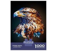 Puzzle Per Adolescenti Da 1000 Pezzi Geometric Bald Eagle Art Puzzle Per Adulti Giochi Rilassanti Decorazione Perfetta Ottimo Regalo Per I Giocatori 70x50cm/1000pcs
