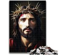 Puzzle per adolescenti da 1000 pezzi, Gesù, per bambini dai 14 anni in su, interessanti regali per ridurre lo stress per amici e familiari, 50x75cm
