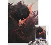 Puzzle per adolescenti da 1000 pezzi,giocattolo Rage,decorazione da parete,opera d'arte,regalo,giochi educativi,aiuta il cervello ad allenarsi,dimensioni 38x52cm