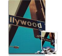 Puzzle per adolescenti da 1000 pezzi, gioco educativo di Hollywood, regali per donne, regali di compleanno, dimensioni 38x26cm