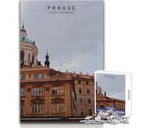 Puzzle per adolescenti da 1000 pezzi, gioco educativo per famiglie a Praga, migliora la memoria, regali di Babbo Natale segreto, dimensioni 38x52cm