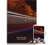 Puzzle per adolescenti da 1000 pezzi, gioco educativo per famiglie a Praga, migliora la memoria, regali di Babbo Natale segreto, dimensioni 38x26cm