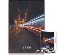 Puzzle per adolescenti da 1000 pezzi, gioco educativo per famiglie a Praga, migliora la memoria, regali di Babbo Natale segreto, dimensioni 38x52cm