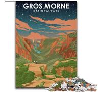 Puzzle per adolescenti da 1000 pezzi, gioco educativo per famiglie, con pezzi completamente interconnessi e di forma casuale, parco nazionale Gros Morne (50x75cm), 1000 pezzi