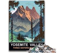 Puzzle per adolescenti da 1000 pezzi, gioco educativo Tre sorelle in montagna, decorazione da parete, compleanno e Natale (dimensioni 50x75cm)