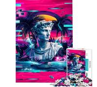 Puzzle per adolescenti da 1000 pezzi Glitch in Time IV gioco per adulti e famiglie difficile compleanno e Natale (dimensioni 38x26cm)