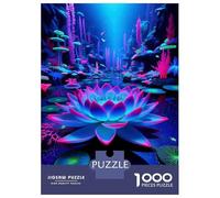 Puzzle Per Adolescenti Da 1000 Pezzi Glowing Neon Coral Reef Puzzle Per Adolescenti Giochi Rilassanti Corsa Di Velocità Manuale Per È Ideale Come Regalo 38x26cm/1000pcs
