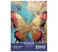 Puzzle Per Adolescenti Da 1000 Pezzi Golden Butterfly Puzzle Giochi Divertenti Regalo Di Compleanno Offerta Come Regali Per Tutta La Famiglia 70x50cm/1000pcs