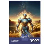 Puzzle Per Adolescenti Da 1000 Pezzi Golden Knight Armor Fantasy Artwork Puzzle Per Adulti Giocattolo Decorazione Da Parete Regalo Decorativo Perfetto Per Amici E Familiari 52x38cm/1000pcs
