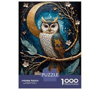 Puzzle Per Adolescenti Da 1000 Pezzi Golden Owl Kintsugi Puzzle Per Adulti Giochi Rilassanti Sfida Difficile Interazione Genitore-figlio 38x26cm/1000pcs