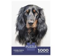 Puzzle Per Adolescenti Da 1000 Pezzi Gordon Setter Dog Puzzle Per Adolescenti Gioco Rompicapo Assemblaggio Di Modelli Regali Unici Per Compleanno E Natale 70x50cm/1000pcs