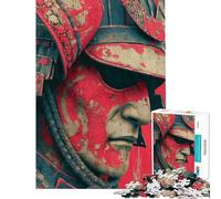 Puzzle per adolescenti da 1000 pezzi guerriero samurai in primo piano puzzle per adulti gioco per famiglie regalo per donne compleanno e Natale (dimensioni 38x26cm)