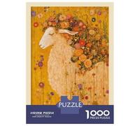 Puzzle Per Adolescenti Da 1000 Pezzi Gustav Klimt Sheep Floral Puzzle Per Adulti Giochi Divertenti Regali Per Donne Offerta Come Regali Per Tutta La Famiglia 70x50cm/1000pcs