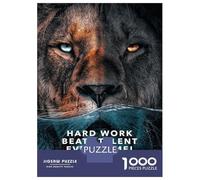 Puzzle Per Adolescenti Da 1000 Pezzi Hard Work Beats Talent Puzzle Per Adulti Giochi Rilassanti Decorazione Perfetta Gioco Stimolante Regali 70x50cm/1000pcs