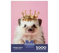 Puzzle Per Adolescenti Da 1000 Pezzi Hedgehog King Puzzle Per Adulti Giochi Rilassanti Sfida Difficile Interazione Genitore-figlio 38x26cm/1000pcs
