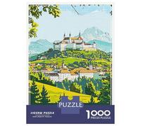 Puzzle Per Adolescenti Da 1000 Pezzi Hohenems Austria Vintage Travel Puzzle Per Adolescenti Gioco Per Famiglie Migliora La Memoria Regali Di Natale E Compleanno 70x50cm/1000pcs