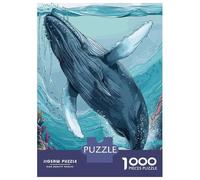 Puzzle Per Adolescenti Da 1000 Pezzi Humpback Whales Animals Puzzle Per Adulti Giocattolo Decorazione Da Parete Decorazione Perfetta Regali Unici Per Compleanno E Natale 52x38cm/1000pcs