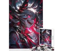 Puzzle per adolescenti da 1000 pezzi idee regalo per giocattoli educativi con personaggi di anime pazzi giochi educativi che migliorano l'amore tra coppie dimensioni 38x26cm