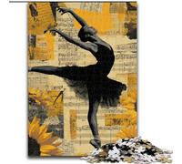 Puzzle per adolescenti da 1000 pezzi, Il cigno nero, balletto, per bambini dai 14 anni in su Ogni pezzo è unico Gioco divertente e stimolante per tutta la famiglia Ottimo regalo (dimensioni 50x75cm)