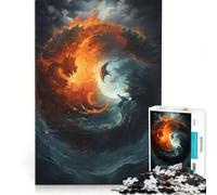 Puzzle per adolescenti da 1000 pezzi "Il Cuore e l'Anima" Gioco Impossibile Rilassante e Intellettuale Regalo per Donne 38x26cm