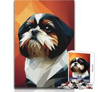 Puzzle per adolescenti da 1000 pezzi Il mio cane Shih Tzu Gioco di sfida unico Regalo per donne Opera d'arte Dimensioni 50x75cm
