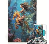 Puzzle per adolescenti da 1000 pezzi "Il mistero dell'elfo marino" gioco rompicapo attività divertenti da fare a casa regalo per donne 38x52cm