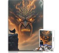 Puzzle per adolescenti da 1000 pezzi, il risveglio dello spirito della fiamma, goditi ore di relax tranquille e accoglienti, taglio netto, giocattolo durevole, dimensioni 38x52cm