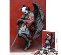 Puzzle per adolescenti da 1000 pezzi Il Samurai Alato Caduto Giocattolo educativo Ottimi regali e giocattoli Gioco per famiglie Adatto per la decorazione della scrivania Dimensioni 38x52cm
