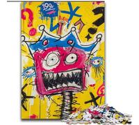 Puzzle per adolescenti da 1000 pezzi in stile Basquiat, adatti a persone dai 14 anni in su Difficili da completare ma divertenti e spiritosi (dimensioni 26x38cm)