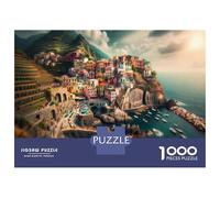 Puzzle Per Adolescenti Da 1000 Pezzi Italy Cinque Terre Manarola Village Puzzle Per Adolescenti Gioco Per Famiglie Sfida Difficile Regali Unici Per Compleanno E Natale 52x38cm/1000pcs
