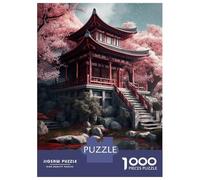 Puzzle Per Adolescenti Da 1000 Pezzi Japanese Architecture Puzzle Per Adulti Gioco Pratico Migliora La Memoria Ottimo Regalo Per I Giocatori 70x50cm/1000pcs
