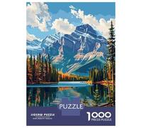 Puzzle Per Adolescenti Da 1000 Pezzi Jasper National Park Canada Landscape Art Puzzle Per Adulti Gioco Pratico Assemblaggio Del Modello Sfida Educativa 70x50cm/1000pcs