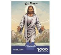 Puzzle Per Adolescenti Da 1000 Pezzi Jesus Walking on Water Puzzle Per Adulti Gioco Rompicapo Migliora La Memoria Regali Per Amici E Familiari 52x38cm/1000pcs