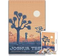 Puzzle per adolescenti da 1000 pezzi, Joshua Tree National Park, gioco educativo per famiglie, migliora la memoria, regali di Babbo Natale segreto, dimensioni 50x75cm