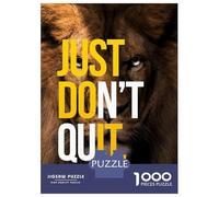 Puzzle Per Adolescenti Da 1000 Pezzi Just Dont Quit Motivation Puzzle Per Adulti Giochi Rilassanti Decorazione Perfetta Gioco Stimolante Regali 52x38cm/1000pcs