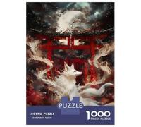Puzzle Per Adolescenti Da 1000 Pezzi Kitsune Spirit Gate Puzzle Per Adolescenti Gioco Per Famiglie Migliora La Memoria Regali Di Natale E Compleanno 52x38cm/1000pcs