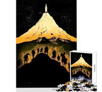 Puzzle per adolescenti da 1000 pezzi La Compagnia dell'Anello giocattolo decorazione da parete opera d'arte regalo giochi educativi adatto per la decorazione della scrivania dimensioni 38x52cm