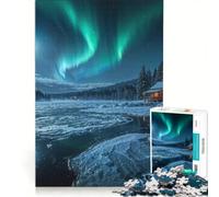 Puzzle per adolescenti da 1000 pezzi "La magia dell'inverno" antistress sfida impegnativa per rafforzare l'amore tra le coppie 50x75cm