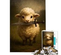 Puzzle per adolescenti da 1000 pezzi "La pace non è mai stata un'opzione" gioco rompicapo giocattolo educativo regalo per compleanni difficile (dimensioni 38x52cm)